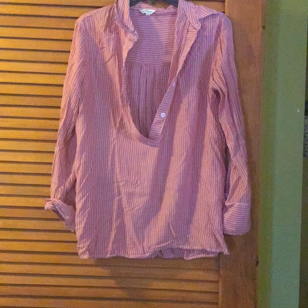 Pink/white striped shirt